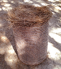 Round Pine Straw Bales